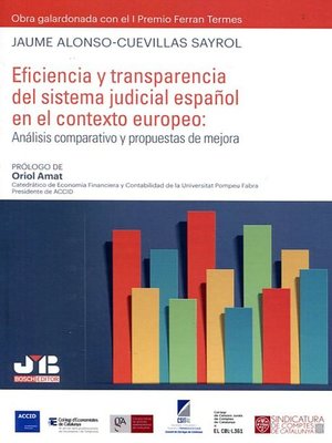 cover image of Eficiencia y transparencia del sistema judicial español en el contexto europeo
